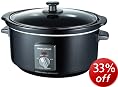 Morphy Richards Black Slow Cooker 3.5 Litre