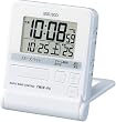 SEIKO CLOCK (セイコークロック) 目覚まし時計 トラベラ デジタル 電波時計 ツイン・パ SQ679W