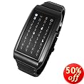 Tokyo Flash Men's Star Performer Black Ion Plated Watch #STAR/PERFOR/IPB/WH