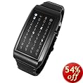 Tokyo Flash Men's Star Performer Black Ion Plated Watch #STAR/PERFOR/IPB/WH