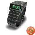 Tokyo Flash Men's Retrofit Stainless Steel Watch #RETROFIT/GUN/GRN