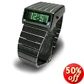 Tokyo Flash Men's Retrofit Stainless Steel Watch #RETROFIT/GUN/GRN
