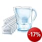 BRITA 015251 Wasserfilter Marella Cool + 12 Maxtra Kartuschen im Jahrespaket