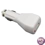 GE 97574 USB Car Charger for Devices with USB Charging Ports (White)