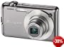 Casio EXILIM EX-S10 SR� Digitalkamera (10 Megapixel, 3-fach opt. Zoom, 2,7" Display) silber