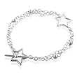 Sterling Silver Stars Bracelet