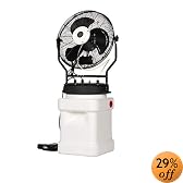 TPI Corporation PM-18S Self Contained Power Mister, 10 Gallon Cooler, Single Phase, 18" Diameter, 120 Volt