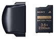バッテリーパック(2200mAh) PSP-2000/3000シリーズ用バッテリーカバー(ピアノ・ブラック)付き