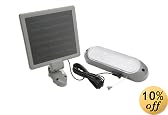 Designers Edge L-949 10 LED Rechargeable Solar Panel Shed Light Model