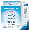 Victor 映像用ブルーレイディスク 1回録画用 CPRM対応 130分 25GB 2倍速 ホワイトプリンタブル 10枚 日本製