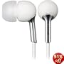 Sony Mdr-Ex55/Whi Ex Earbuds Headphones with Silicon Housing (White)