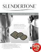 Slendertone Replacement Gel Pads for Flex Abdominal and Gymbody Belts, 3 Sets (9 Pads)