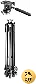 Manfrotto 190XDB 3 Section Aluminum Tripod with Manfrotto 390RC2 Pan & Tilt Head