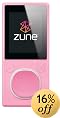 Zune 4 GB Digital Media Player Pink (2nd Generation)