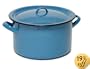 Imusa Enamel Stock Pot, 7.5 Quart, Turquoise