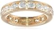 Channel Set Diamond Eternity Band, 3 Carats Total Weight