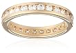 Channel Set Diamond Eternity Band, 1 Carats Total Weight