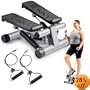 Sunny Health & Fitness Mini Stepper with Resistance Bands