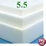 Soft Sleeper 5.5 Queen 2 inch Visco Elastic Memory Foam Mattress Pad, Bed Topper
