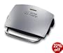 George Foreman 14181 Grill & Melt Silver with Sloped Grill Design and Vertical Storage