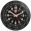LUMINOX (ルミノックス) アラーム機能付き 置き時計 クロックワールド CLOCK WORLD-BLK