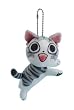 チーズスイートホーム ぬいぐるみキーチェーン「猫、ついてくる。」笑顔