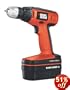 Black & Decker CDC180ASB 18-volt Compact Drill with 20 Accessories