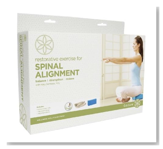 Gaiam Restorative Exercise For Spinal Alignment Kit With Katy Santiago