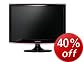 Samsung T220HD 22-inch Widescreen LCD TFT Monitor, Rose Black, 10000:1, Digital TV Tuner