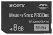 メモリースティック Pro Duo Mark2 8GB MS-MT8G