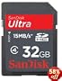 SanDisk Ultra 32GB SDHC Card (SDSDRH-032G-A11)