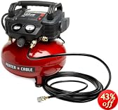 Factory-Reconditioned Porter-Cable C2002-WKR Oil-Free UMC Pancake Compressor with 13-Piece Accessory Kit