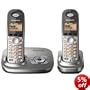 Panasonic KXTG7322 DECT Twin With Answer Machine - Silver