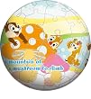3D球体パズル 60ピース ディズニー チップとデール・楽しい遊び 2003-330