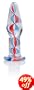 Don Wand Glass Pleasure Plug, Old Glory Helix