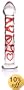 Don Wand Glass Pleasure Wand with Mushroom Tip, Red Sweetheart