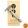 Parker Safety Razor - 91R Super Heavyweight Double Edge and 10 Shark Chrome Blades