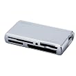 バッファローコクヨサプライ BUFFALO カードリーダー/ライター 51メディア対応 TurboUSB ブレードシルバー BSCRA38U2SV