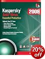 Kaspersky Anti-Virus 2009, 3-Desktop, 1 year Subscription (PC)