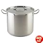 Winware Stainless 20 Quart Steel Stock Pot with Cover