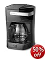 De'Longhi ICM30 10 Cup Filter Coffee Machine - Black