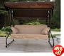 Outdoor Patio Furniture: 3-Seater Hammock Canopy Swing