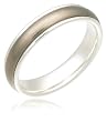 Men's Titanium and Sterling Silver Ring