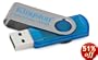 Kingston DataTraveler 101 - 4 GB USB 2.0 Flash Drive DT101C/4GB (Cyan)