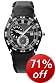 Red and black Police fashion watch