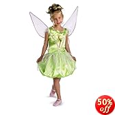 Disney's Fairies Tinkerbell Deluxe - Size: Child L(10 - 12)