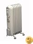 DeLonghi TRV0715T Vento Hi-Speed Convection Oil-Filled Radiator Heater with Programmable Timer