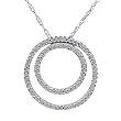 Diamond Circles Pendant