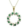 Emerald and Diamond Pendant
