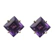 Amethyst Stud Earrings 
